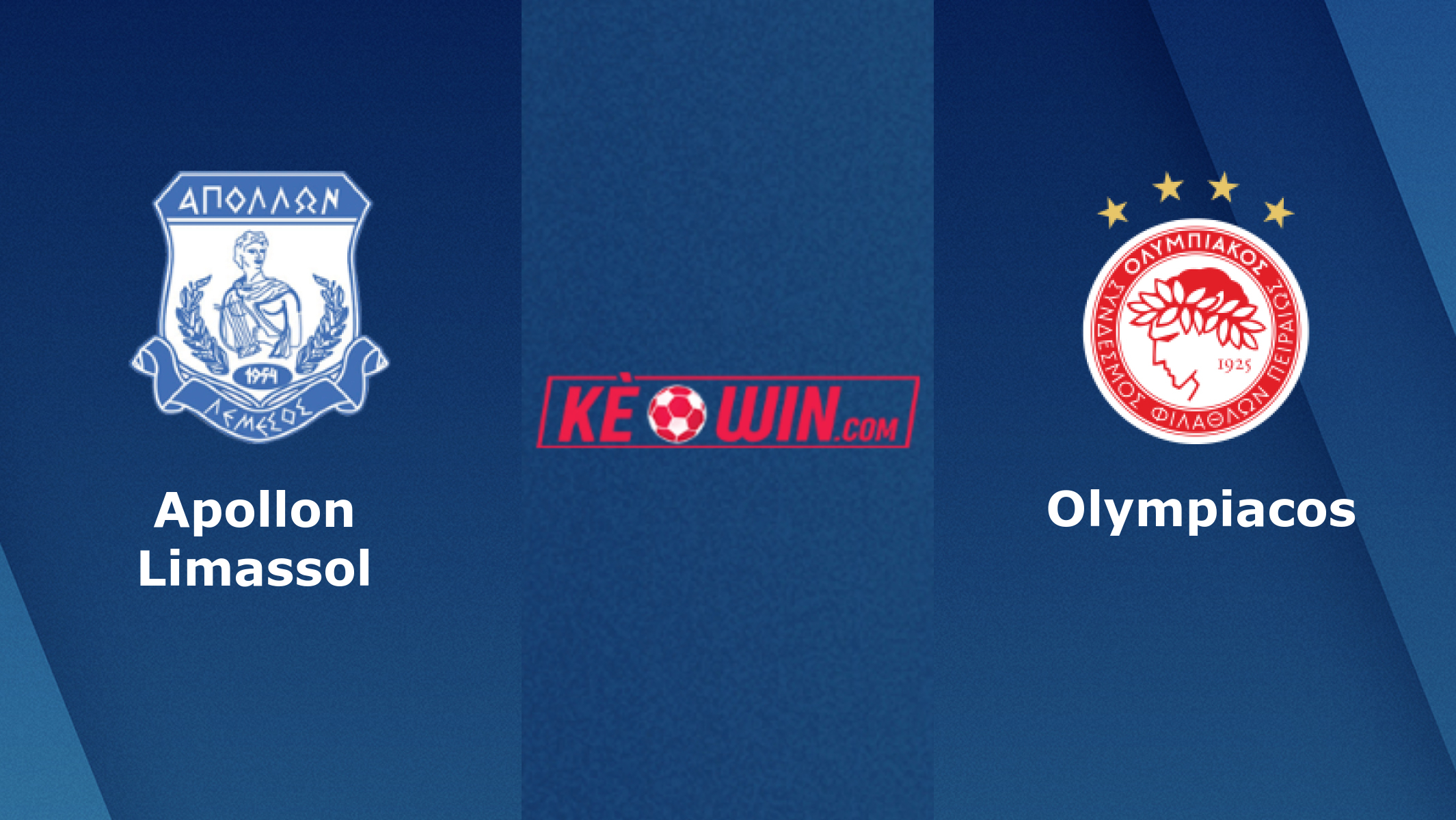 Apollon Limassol vs Olympiacos – Soi kèo bóng 00h00 19/08/2022 – UEFA Europa League