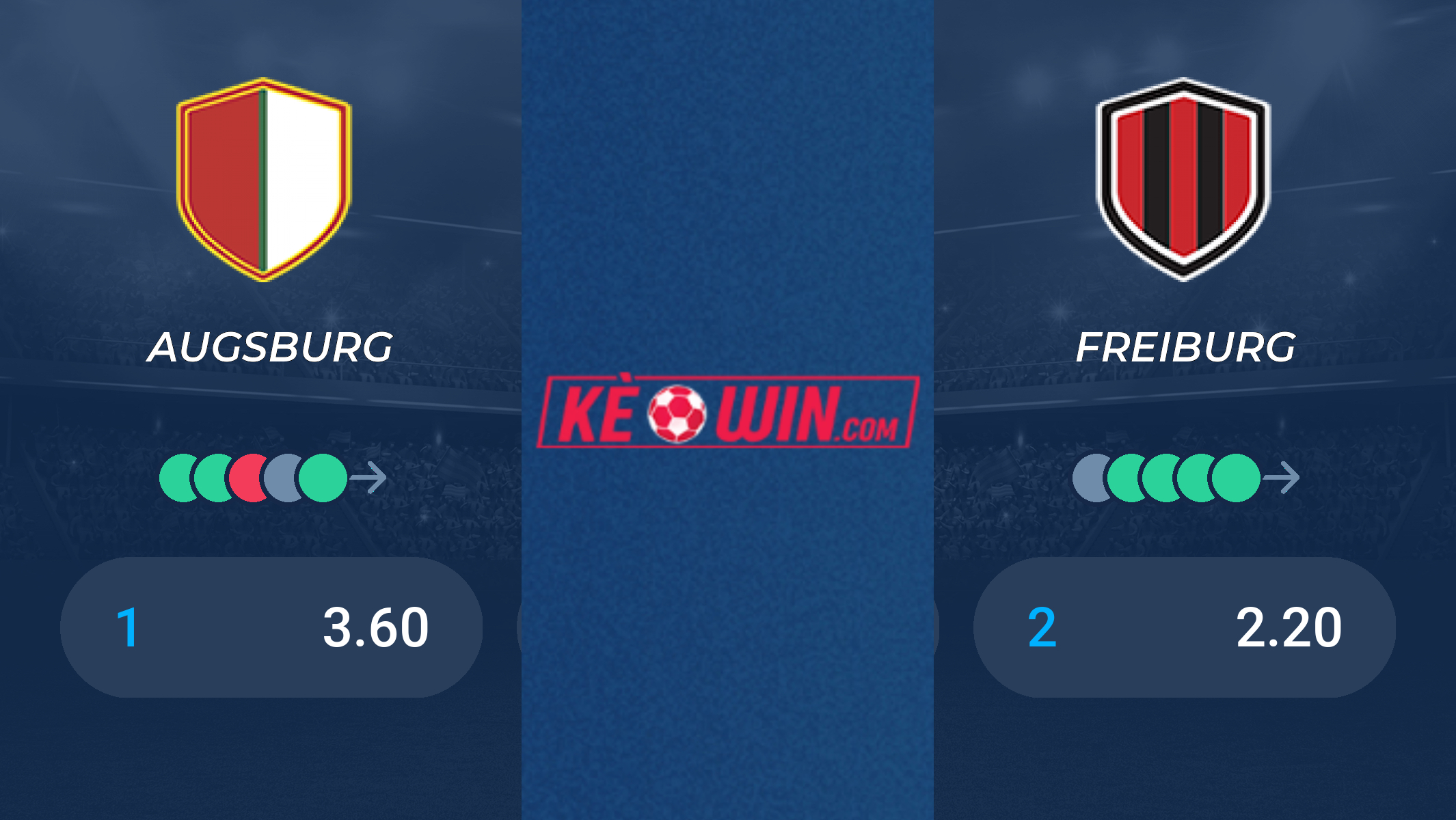 FC Augsburg vs SC Freiburg – Soi kèo bóng 20h30 06/08/2022 – VĐQG Đức